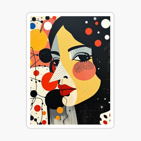 Item preview, Niki de Saint Phalle lover collage designed and sold by GasconyPassion.
