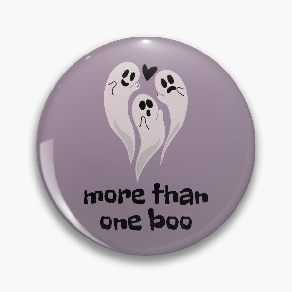 Item preview, More Than One Boo Spooky Polyamorous designed and sold by Furia LGBTQ+ Accessories.