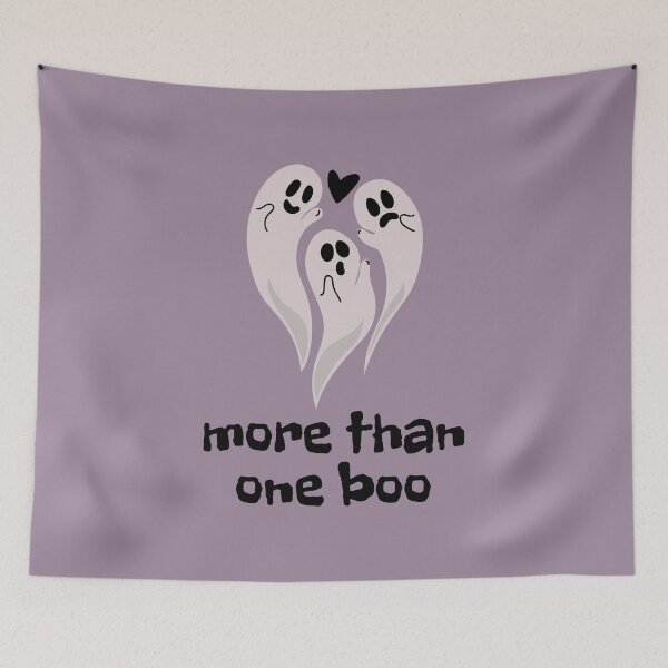 Item preview, More Than One Boo Spooky Polyamorous designed and sold by Furia LGBTQ+ Accessories.