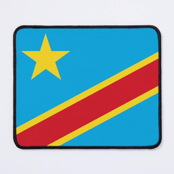Item preview, DR Congo Flag Print: Star and Stripes of Hope designed and sold by communedesigns.