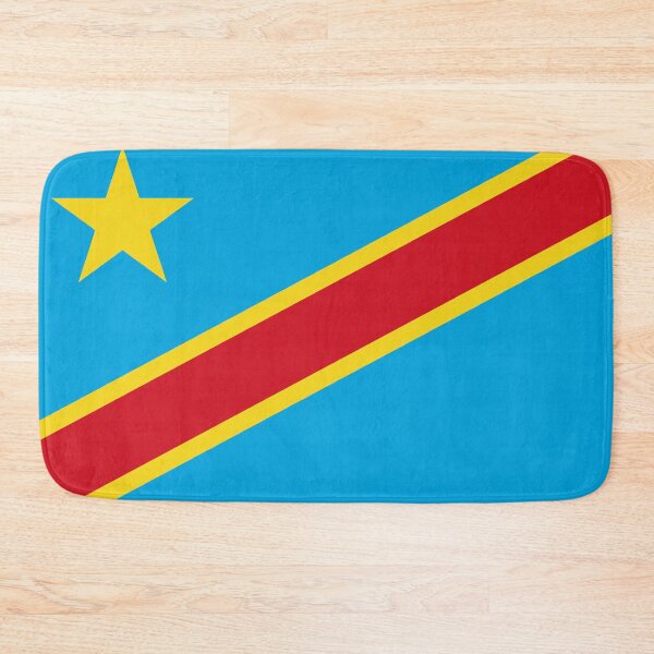 Item preview, DR Congo Flag Print: Star and Stripes of Hope designed and sold by communedesigns.