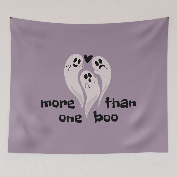 Item preview, More Than One Boo Spooky Polyamorous designed and sold by Furia LGBTQ+ Accessories.