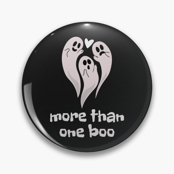 Item preview, More Than One Boo Spooky Polyamorous designed and sold by Furia LGBTQ+ Accessories.