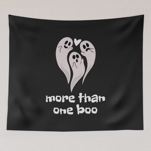 Item preview, More Than One Boo Spooky Polyamorous designed and sold by Furia LGBTQ+ Accessories.