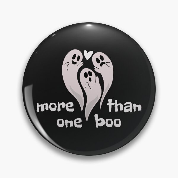 Item preview, More Than One Boo Spooky Polyamorous designed and sold by Furia LGBTQ+ Accessories.