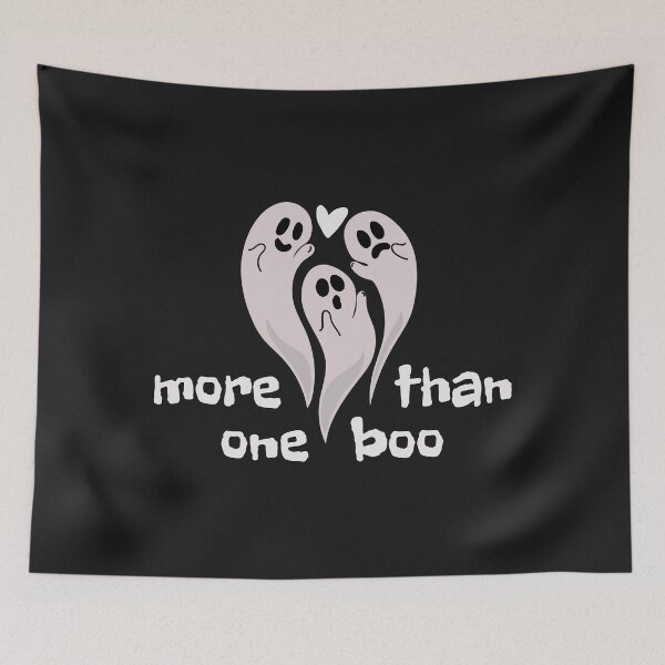 Item preview, More Than One Boo Spooky Polyamorous designed and sold by Furia LGBTQ+ Accessories.