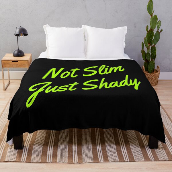 Item preview, Not Slim Just Shady Funny Quote designed and sold by Text2tee.