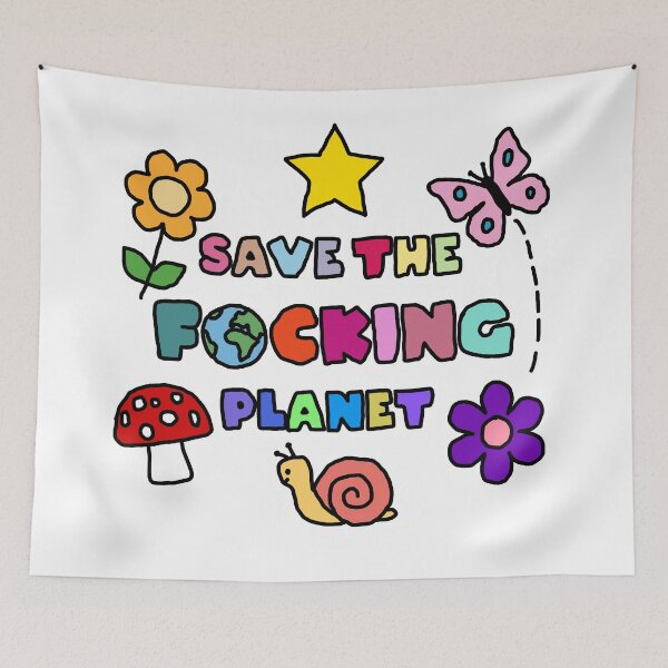Item preview, Save The Planet Cute Design designed and sold by Climactify.