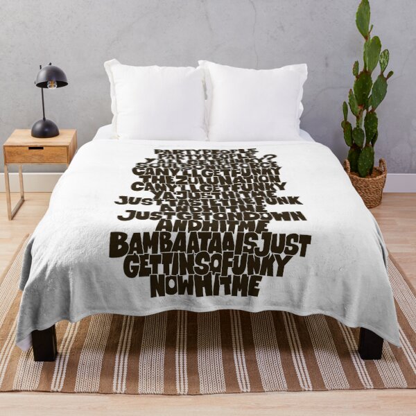 Item preview,  Afrika Bambaataa - Planet Rock Block Letter Graphic designed and sold by Boogosh.