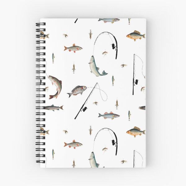 Item preview, Fishing Rod & Reel Fish Theme Pattern designed and sold by idovedesign.