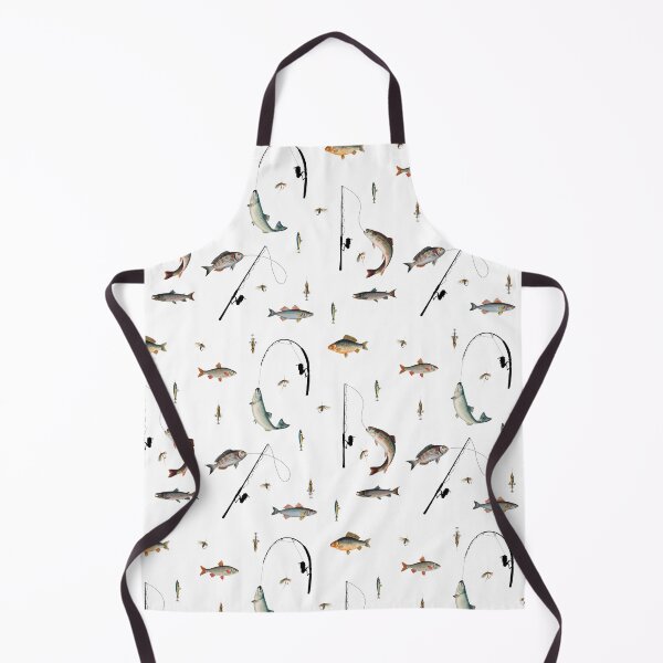 Item preview, Fishing Rod & Reel Fish Theme Pattern designed and sold by idovedesign.