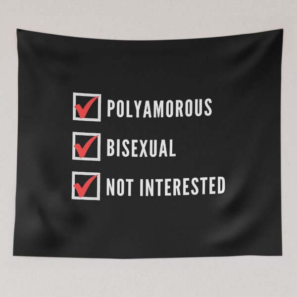 Item preview, Funny Polyamorous Bisexual designed and sold by Furia LGBTQ+ Accessories.