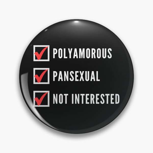 Item preview, Funny Polyamorous Pansexual designed and sold by Furia LGBTQ+ Accessories.