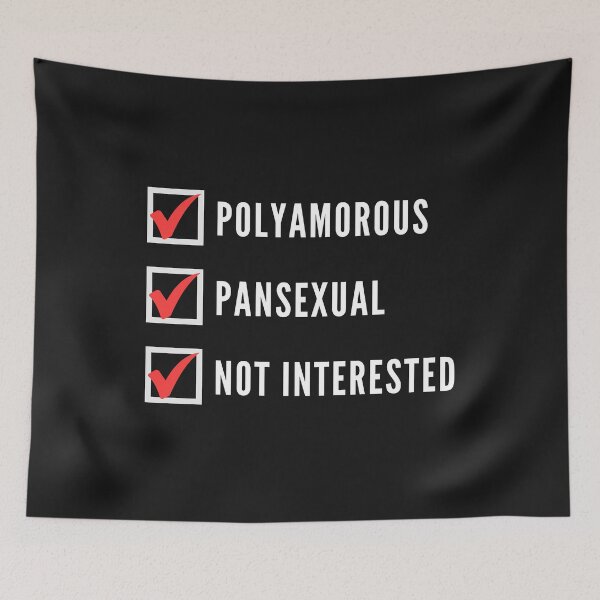 Item preview, Funny Polyamorous Pansexual designed and sold by Furia LGBTQ+ Accessories.