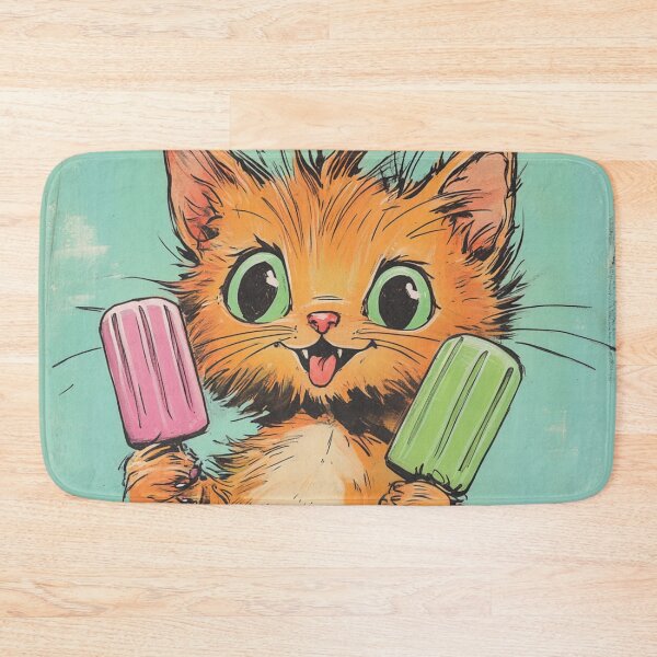 Item preview, Tater Tot Cat In Heaven With Ice Cream designed and sold by GrinGalore.