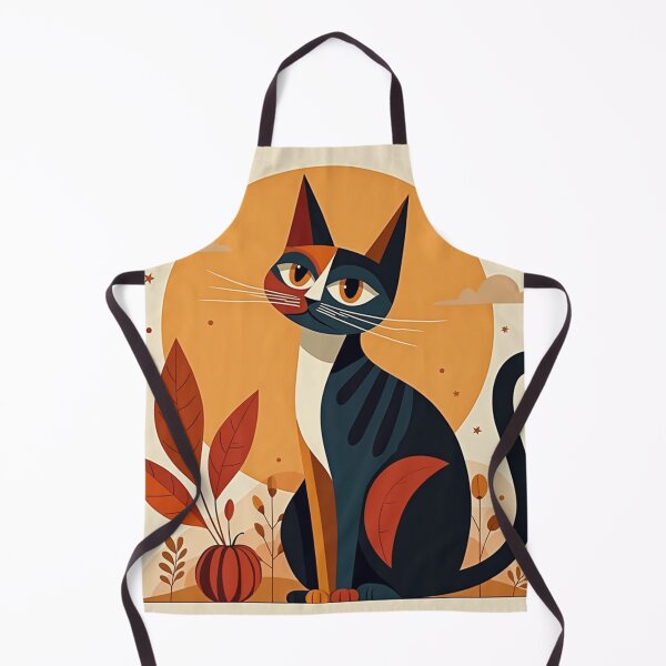 Item preview, Cubism Cat in Autumn designed and sold by fulldreamer2021.
