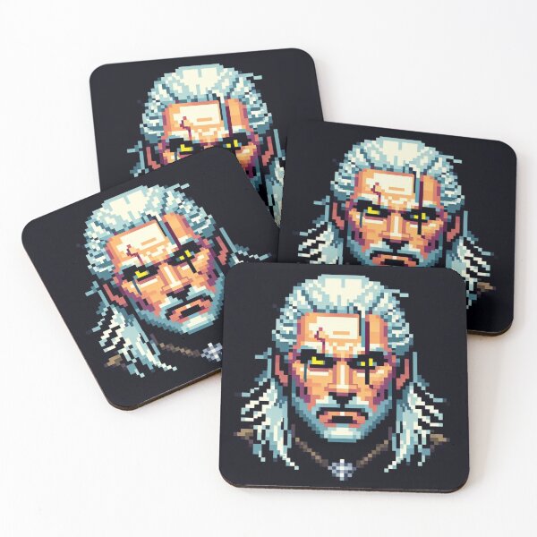 Item preview, The Witcher Wild Hunt Pixelated designed and sold by praveenclicks.