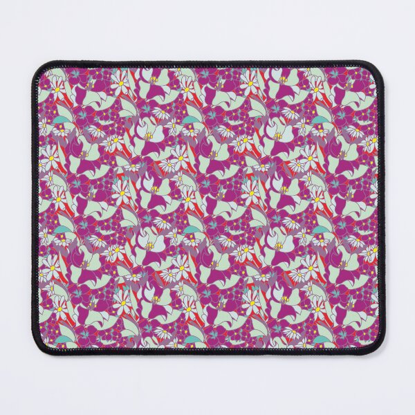 Item preview, Bouquet pattern purple version red background designed and sold by GENEST-V.