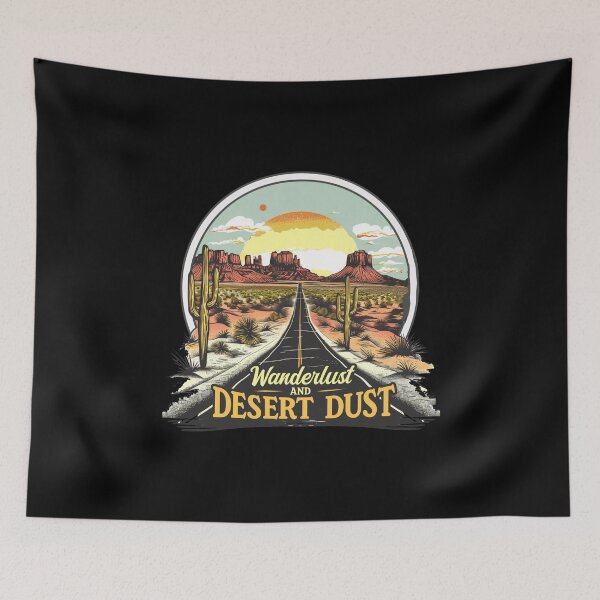 Item preview, Western Desert Vibes Cactus Sunset Art designed and sold by Aredbox.