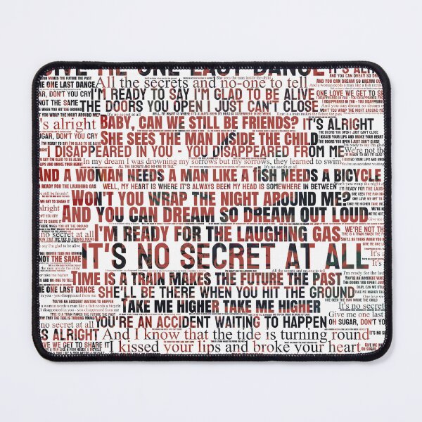 Item preview, U2 Achtung baby sentences designed and sold by clad63.