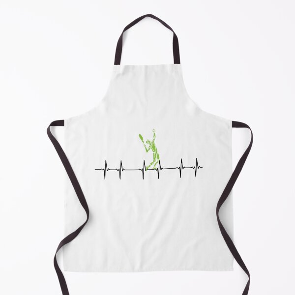 Item preview, Cute and original illustration of love for tennis. ECG My heart beats with tennis. Perfect gift. designed and sold by StyleFused.