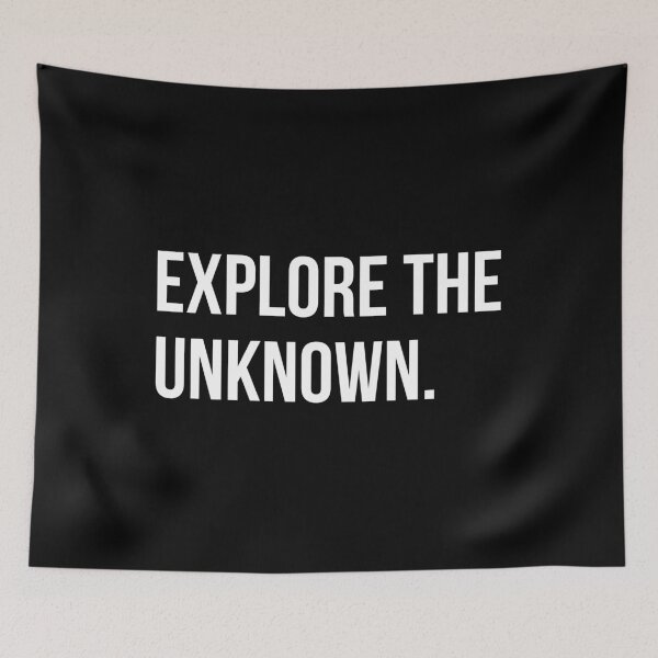Item preview, Explore the Unknown – Adventure-Inspired Quote designed and sold by Enchantedbox.