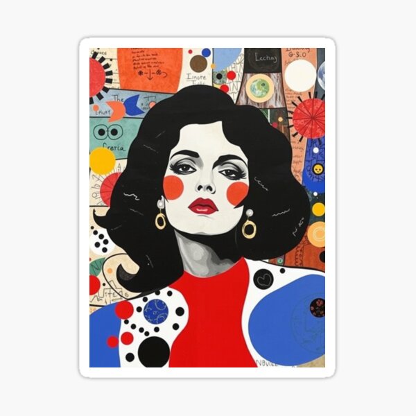 Artikel-Vorschau von Niki de Saint Phalle Pop-Art-Collage, designt und verkauft von GasconyPassion.