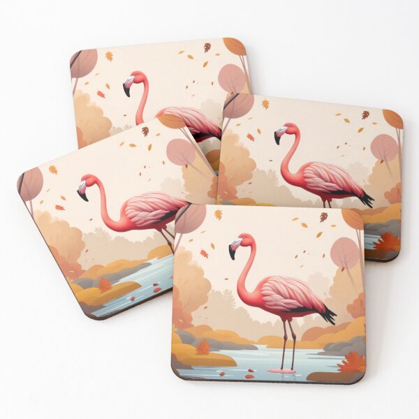 Item preview, Flamingo’s Autumn Escapade designed and sold by NeatThingLover.