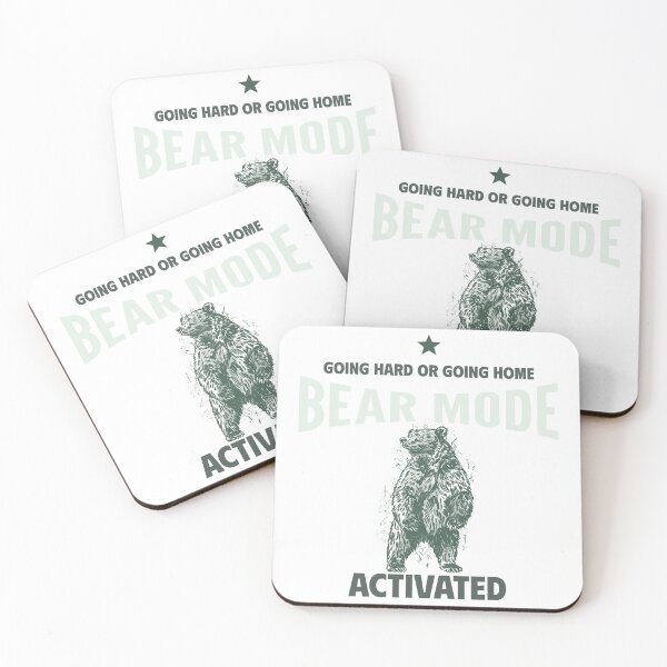 Item preview, Bear Mode: Activated Funny Gym T shirt, Animal Gym, Perfect Gift/Present designed and sold by HorizonTShirts.