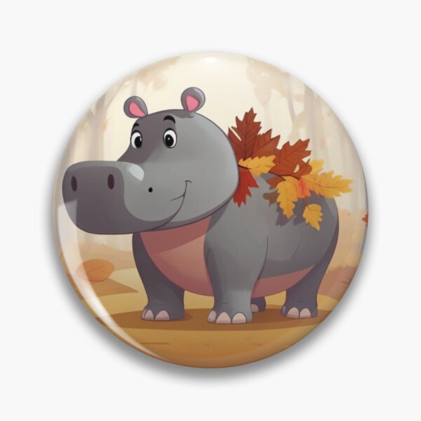 Item preview, Hippo’s Autumn Escapade designed and sold by NeatThingLover.