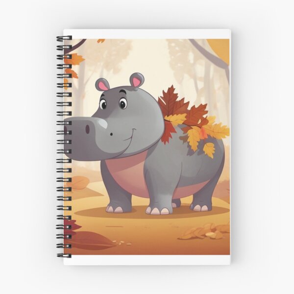 Item preview, Hippo’s Autumn Escapade designed and sold by NeatThingLover.