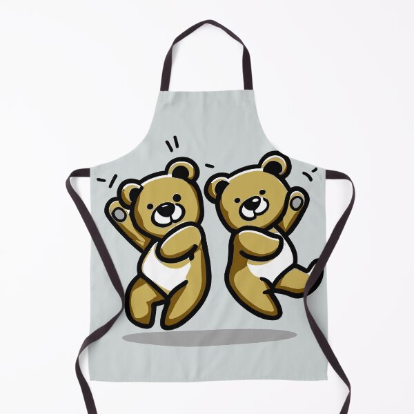 Item preview, Dancing Cartoon Teddy Bears Art designed and sold by ZetaDream.