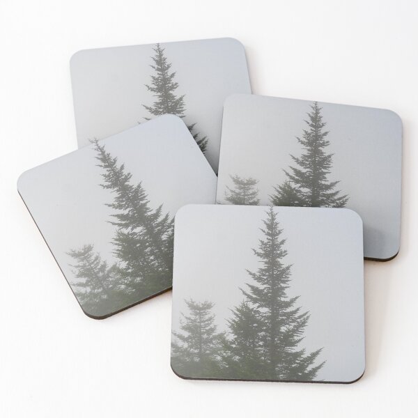 Item preview, Foggy Pine Tree - Spooky Vibes designed and sold by TinyDinoDesigns.