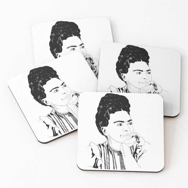 Item preview, Frida Kahlo - black drawing designed and sold by GENEST-V.