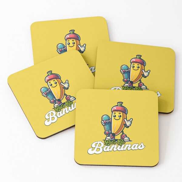 Item preview, Let's Go Bananas - Skateboard Fun and Energy-Packed Design designed and sold by Marwan Atif.