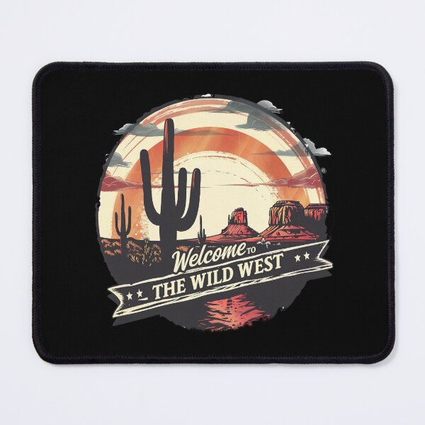 Item preview, Western Desert Vibes Cactus Sunset Art designed and sold by Aredbox.