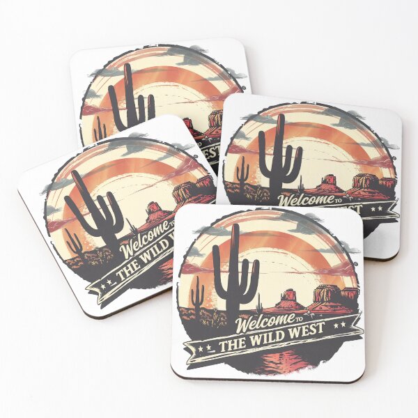 Item preview, Western Desert Vibes Cactus Sunset Art designed and sold by Aredbox.