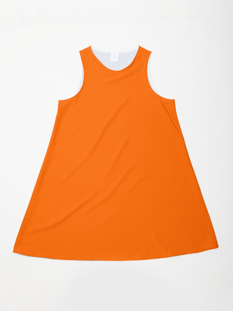 Safety Orange" A-Line Dress for Sale by SolidColors | Redbubble