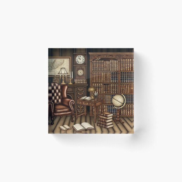 Item preview, Library of a book lover designed and sold by ValerieStOnge.