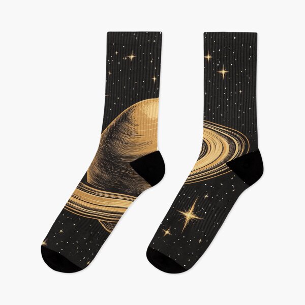 Item preview, A gold Saturn pattern design. designed and sold by HEMRO.