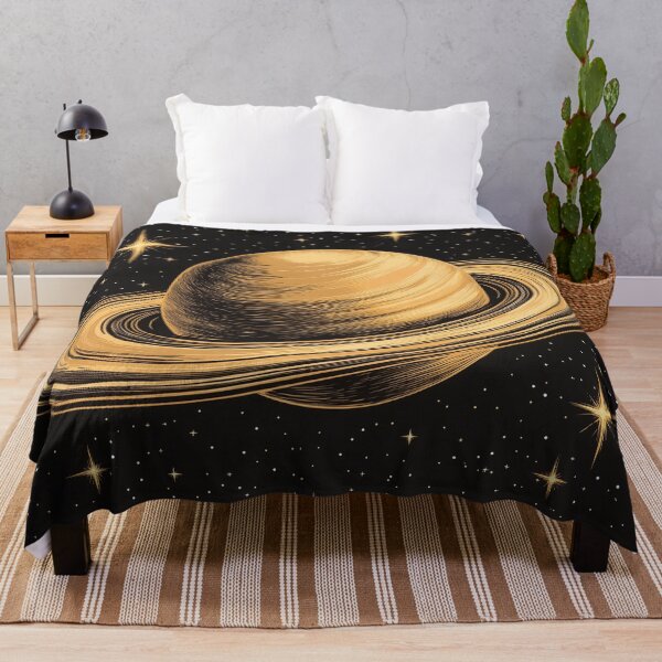 Item preview, A gold Saturn pattern design. designed and sold by HEMRO.