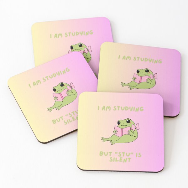 Item preview, I Am Studying Frog designed and sold by BrickedBrands.