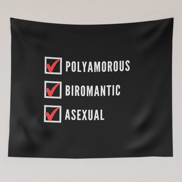 Item preview, Funny Polyamorous Biromantic Asexual designed and sold by Furia LGBTQ+ Accessories.