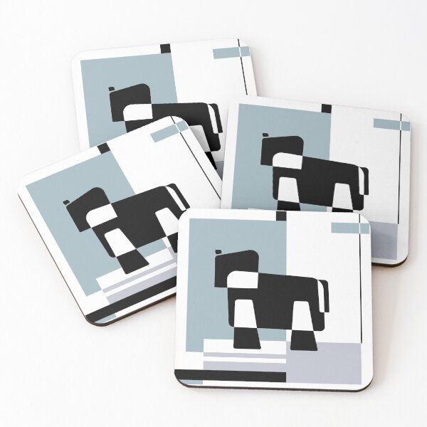 Item preview, Komondor. Dog breed silhouette on an abstract background. designed and sold by ArchiTania Studio.