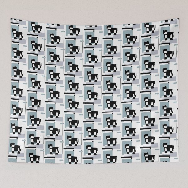 Item preview, Komondor. Dog breed silhouette on an abstract background. designed and sold by ArchiTania Studio.