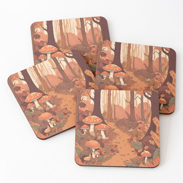 Item preview, Whimsical Autumn Forest – Enchanting Woodland Creatures designed and sold by Stefiivn.