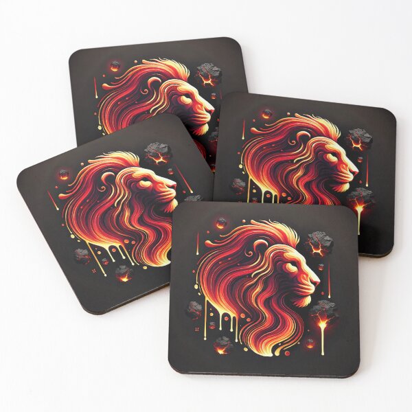 Item preview, Fiery Leo Star Sign designed and sold by Sototos® ⭐⭐⭐⭐⭐.
