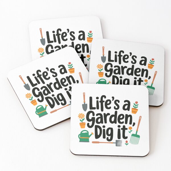 Item preview, Life Is A Garden Dig It. Funny Gardening Humor designed and sold by PMCreative.