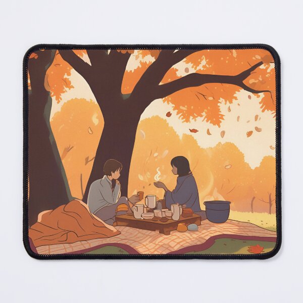 Item preview, Cozy Fall Picnic – Under a Tree with Warm Blankets and Hot Cocoa designed and sold by Stefiivn.