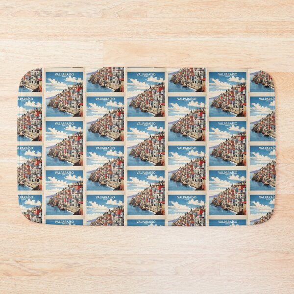 Item preview, Valparaiso Chile Retro Vintage Poster Tourism  designed and sold by TravelersGems.